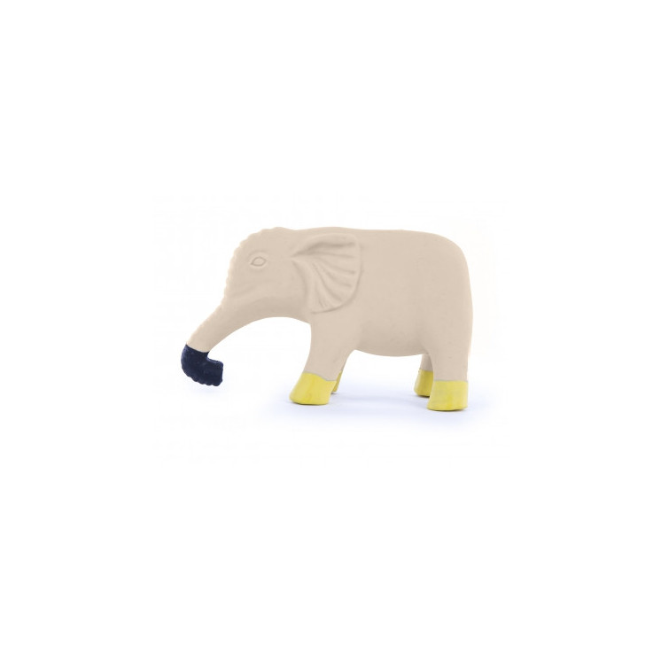 Jouet pour chien en latex Elephant  Jaune/Gris