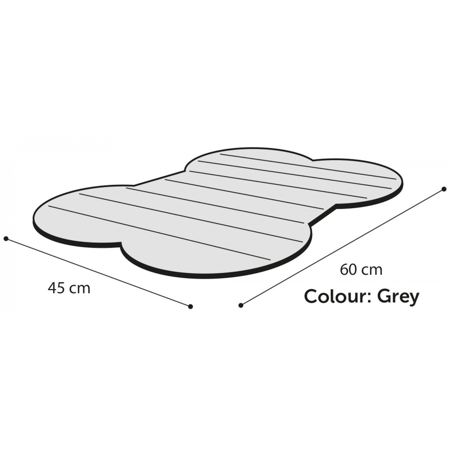 Tapis Rafraîchissant fresk dropos gris