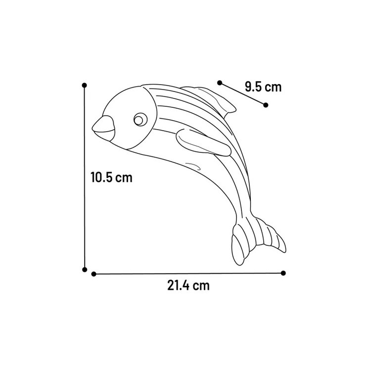 Jouet Dollie Dauphin Kaki
