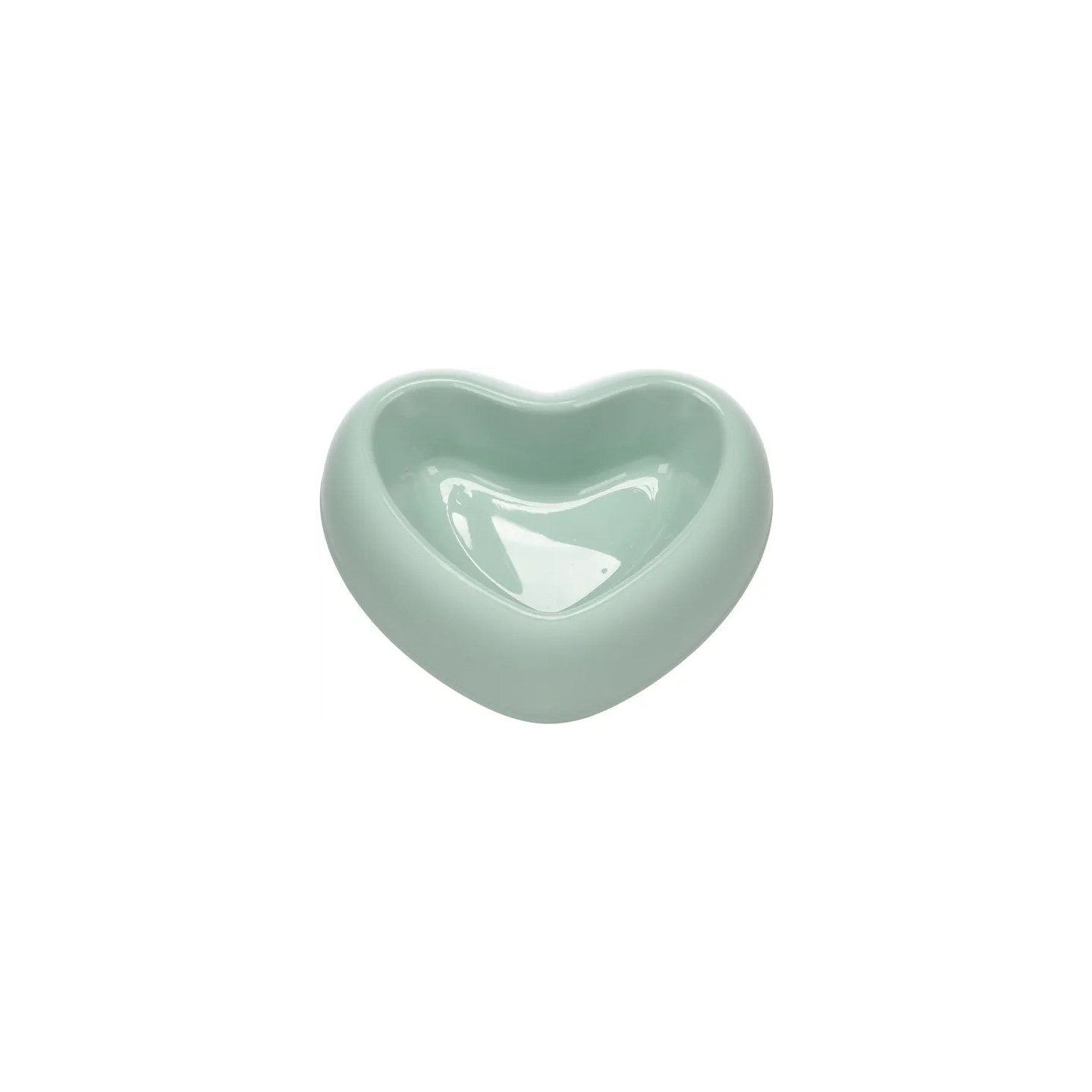 Gamelle pour la nourriture et l'eau Pandor Coeur Vert