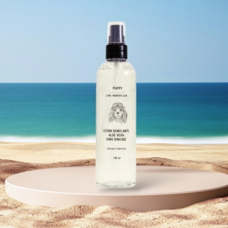 Lotion démêlante Aloe Vera sans rinçage PUPPY