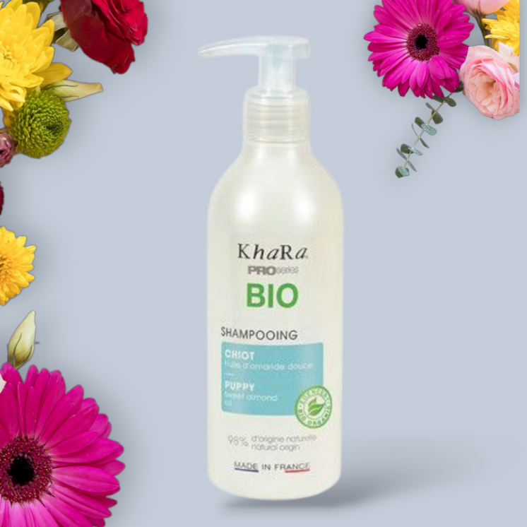 Shampoing Bio spécial chiot Khara