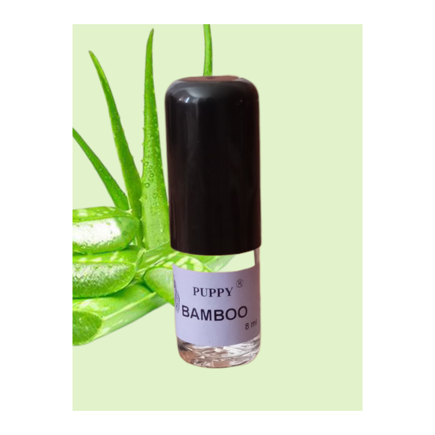 Parfum PUPPY  Bamboo, senteur de la ligne Aloé Vera    Flacon 8 ml