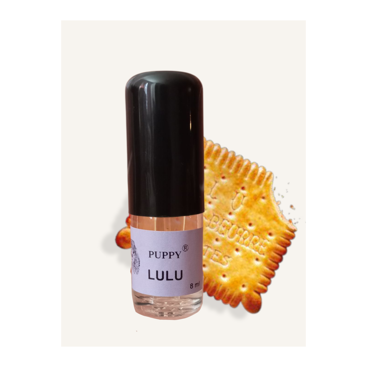 Parfum PUPPY   Lulu, senteur biscuit    Flacon 8 ml
