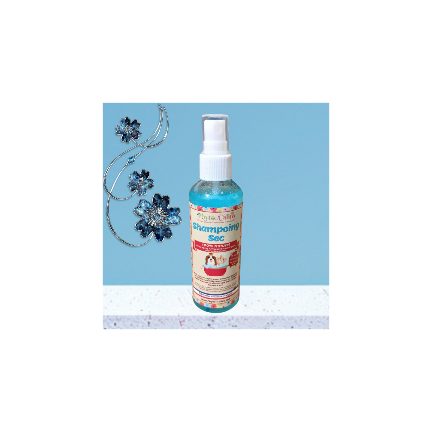 Shampoing Sans Rinçage / Lotion Désodorisante 100% Naturel