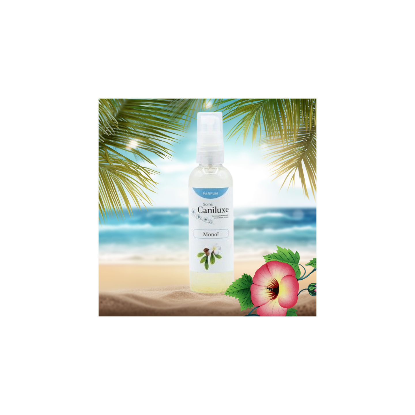 Parfum Monoï pour chien  CANILUXE 100 ml (sans alcool)