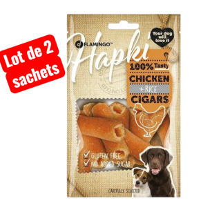 lot de 2 sachets   -    Cigares croustillants au poulet / riz  - FLAMINGO
