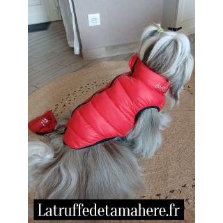 Doudoune Mixte Lighty réversible Noir/Rouge - DOOGY