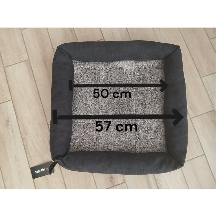 Panier damier  Marron  et  Noir - Doudouzen - MARTIN SELLIER