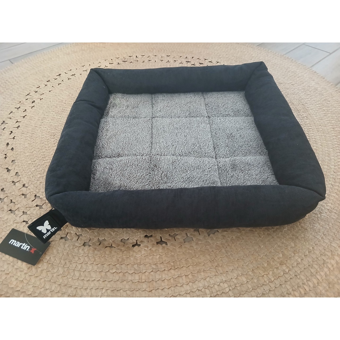 Panier damier  Marron  et  Noir - Doudouzen - MARTIN SELLIER