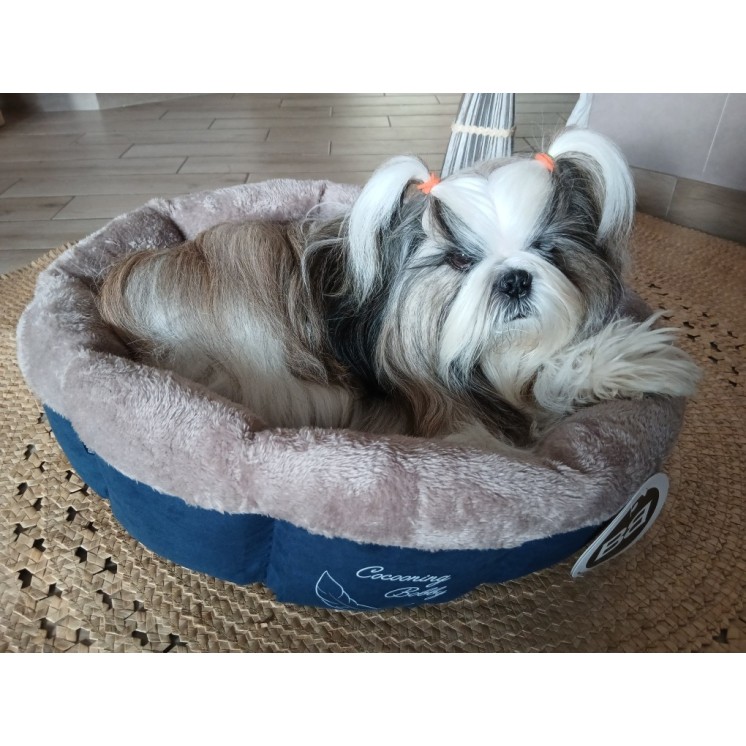 Panier Bleu  douillet - BOBBY