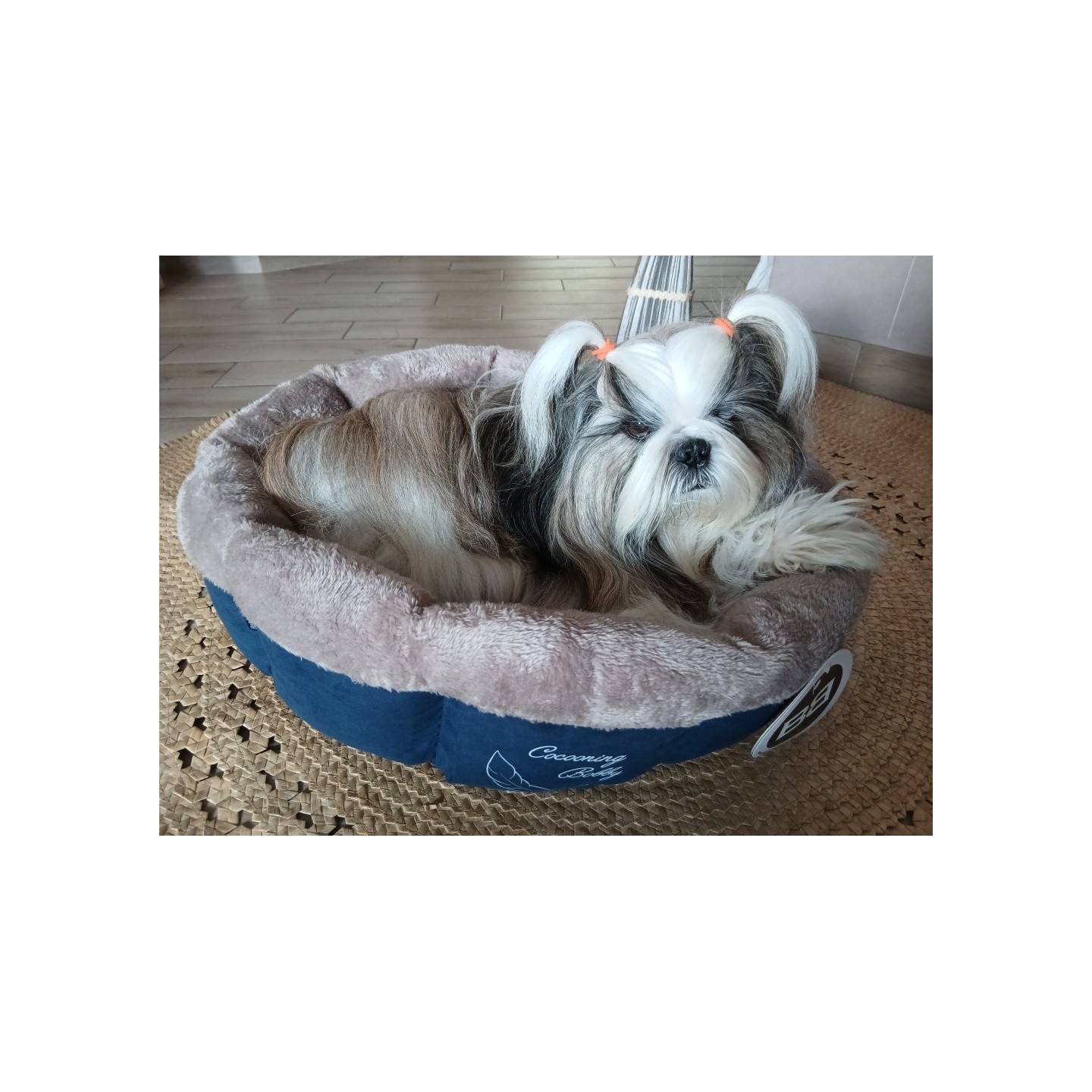 Panier Bleu  douillet - BOBBY