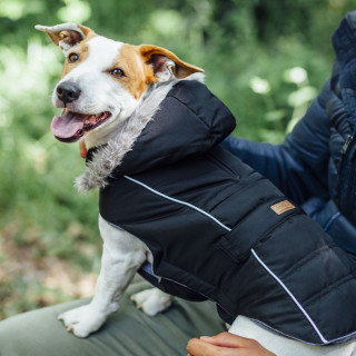 Doudoune imperméable  Mixte Softy  Noire