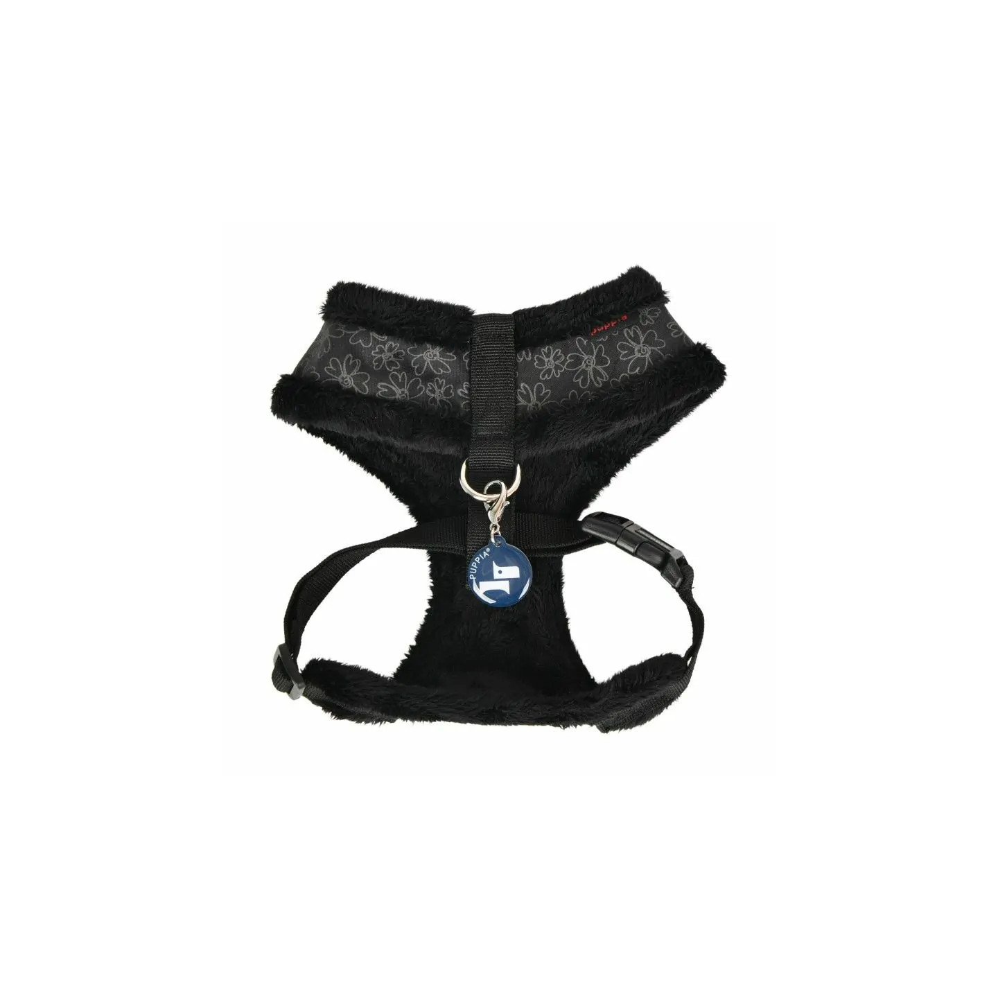 Harnais réglable HEPATICA noir pour chiens- PUPPIA